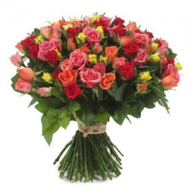A031 BOUQUET OF MIX ROSES