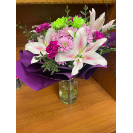 A134 MIXED BOUQUET WITH LILIES
